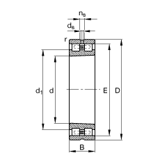 ALS NN3007-AS-K-M-SP, (j) DIN 5412-4 ˜ʵҪߴ, ǶλS, pFF 1:12 ɷx, ּpСď(ni)϶ƹ