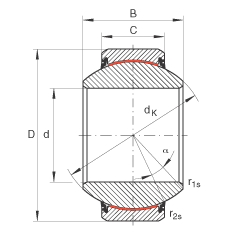 P(gun)(ji)S GE280-FW-2RS, (j) DIN ISO 12 240-1 (bio)(zhn), So(h)ɂ(c)ܷ