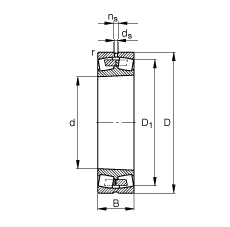 {(dio)ĝLS 230/710-B-K-MB, (j) DIN 635-2 ˜ʵҪߴ, FF 1:12