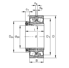 {(dio)ĝLS 23948-K-MB + H3948, (j) DIN 635-2 (bio)(zhn)Ҫߴ, F׺;o