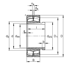 {(dio)ĝLS 24134-E1-K30 + AH24134, (j) DIN 635-2 ˜ʵҪߴ, F׺ж